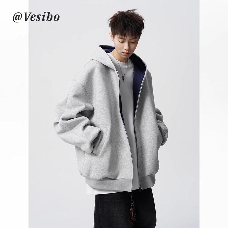 

Унисекс Толстовка VESIBO 600 г Тяжелая Американский Стиль 2XL