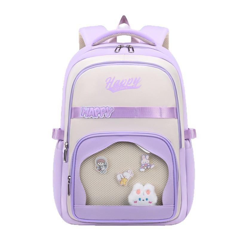 Elementary School Bag Cartoon Plush Doll Girl Girl Backpack Cute Children'S Backpack Lightweight