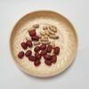 Bamboo Woven Bamboo Tray Round Wall Hanging Baskets Handmade Decorative Serving Tray  Living room