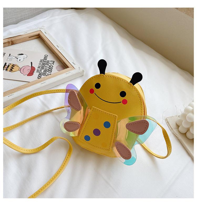 Adorable Mini Bee Shoulder Bag Cute Toddler Coin Purse Fashion For Kids