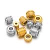 20Pcs Stainless Steel Gold Color Cylinder Bead Loose Spacer Beads for DIY Jewelry Beaded Necklace Supplies Bracelets Accessories