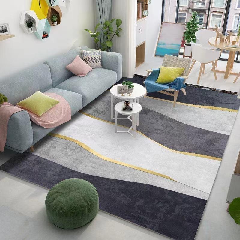 WTEMPO Living Room Carpet Nordic Bedroom Floor Mat Household Carpet Large Area