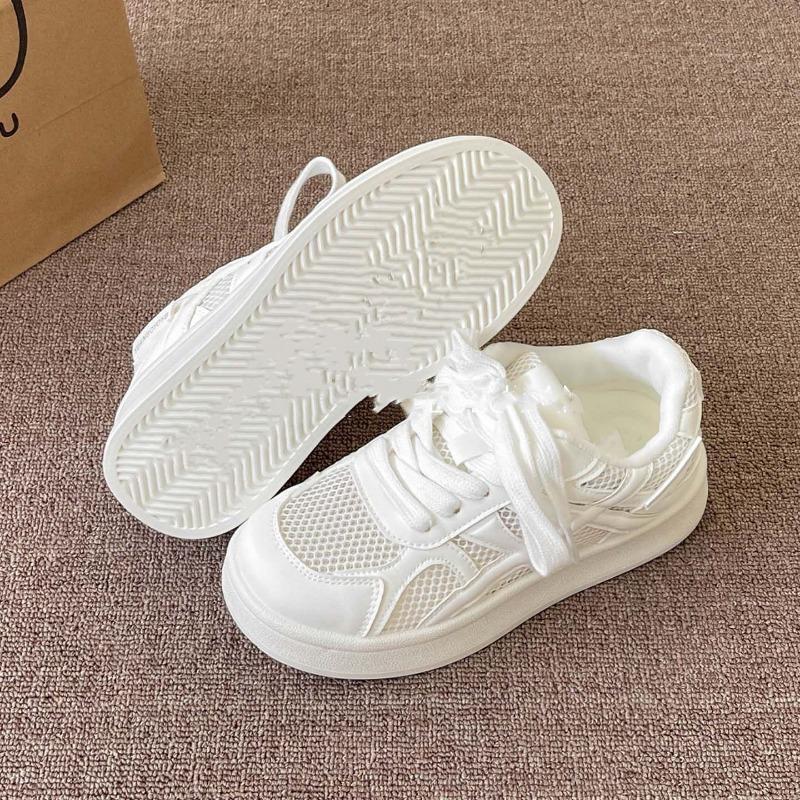 Summer New Platform Canvas Shoes Women's Thin Breathable Versatile White Shoes Casual Board Shoes Trend