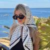 2026 Seidenschal Quadratisches Tuch Für Damen Druck Stirnband Foulard Satin Hijab Haarbänder Halstuch Damen Kopftücher Bandana