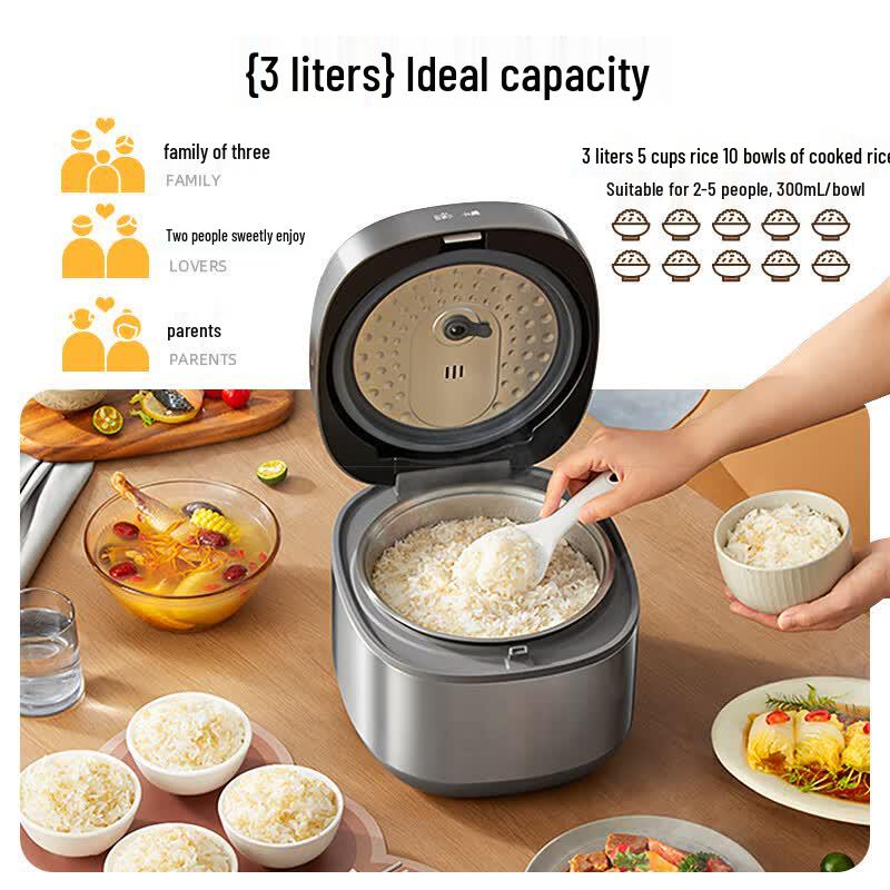 Bear DFB-E30V5 Multi-Function Rice Cooker CN plug (adapter included)