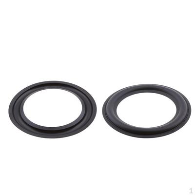 2 Pièces Anneaux en Caoutchouc pour Haut-parleur Audio Woofer Remplacement Réparation 5 pouces