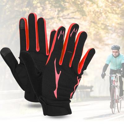 1 Pair Outdoor Unisex Cycling Gloves Breathable Touch Screen Nylon Mountain Bike Gloves