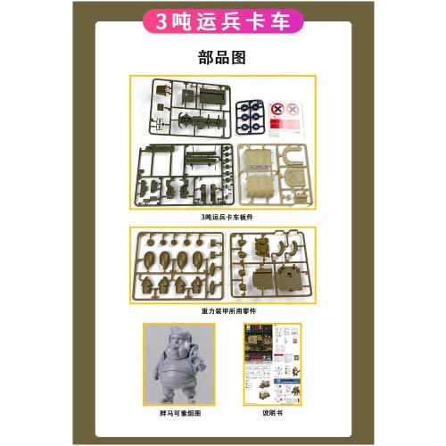 Xinshi Hobby Metal Slug 3 M34 3-Ton Truck Plastic Model XNSMS3006