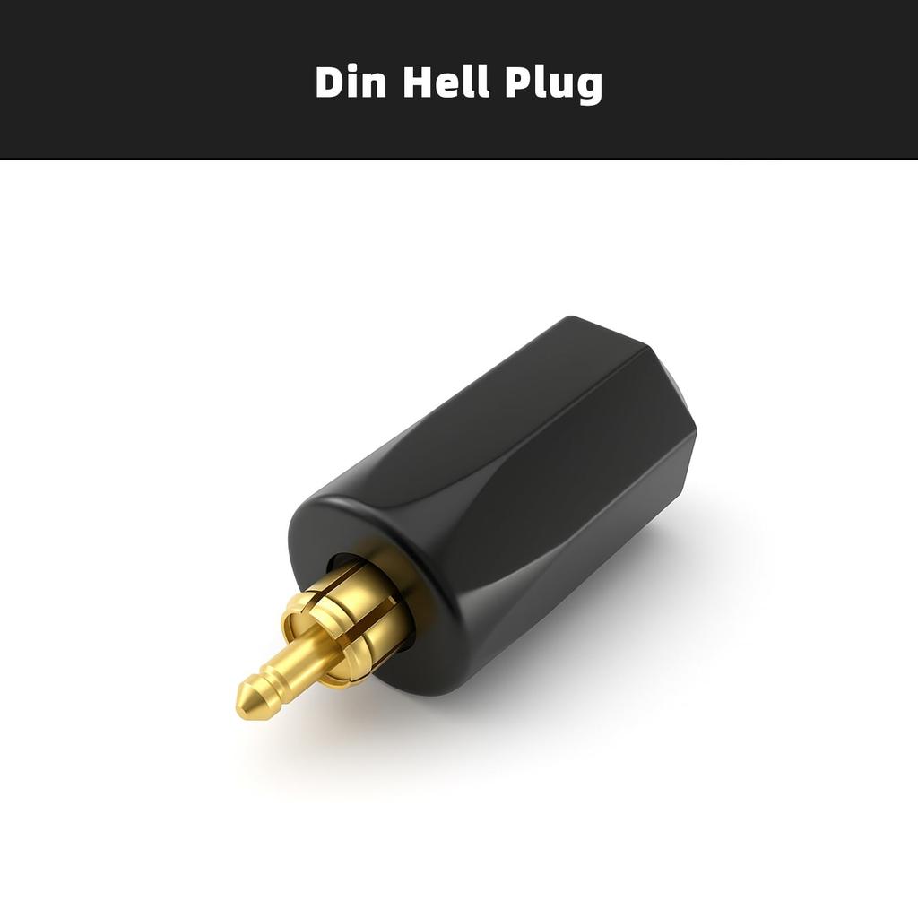 Cliff Top Hella (DIN) to standard cigarette lighter adapter