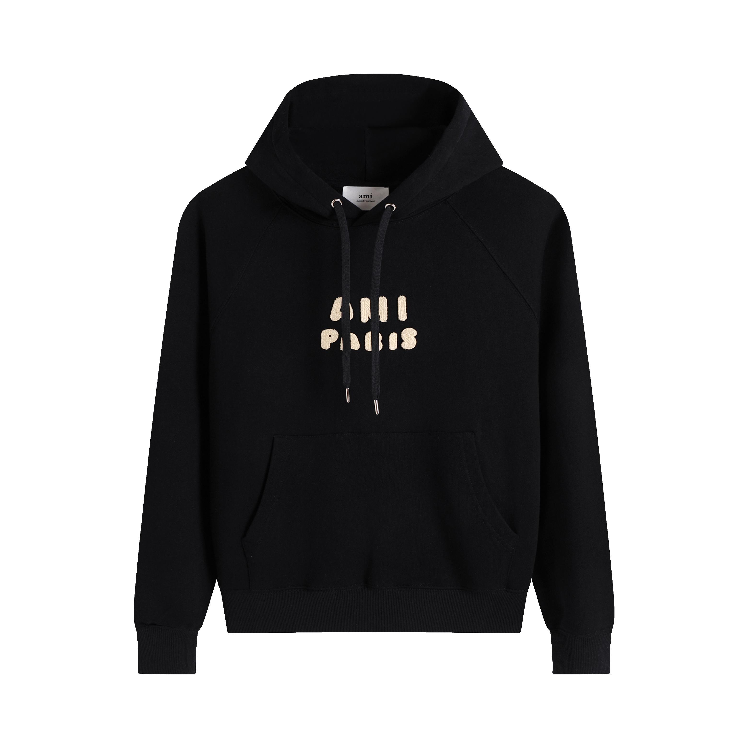 311  2026 Autumn and Winter New Letter Embroidery High-quality Cotton Hooded Sweatshirt Sweatshirt Couple Pullover S