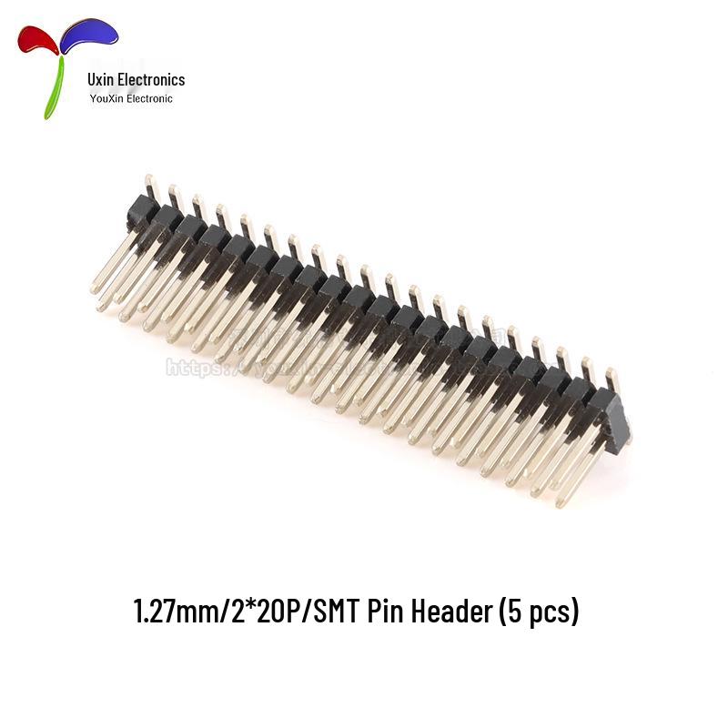 1.27mm Pitch Double Row SMT Header, 2x2 To 2x50 Pin Configuration
