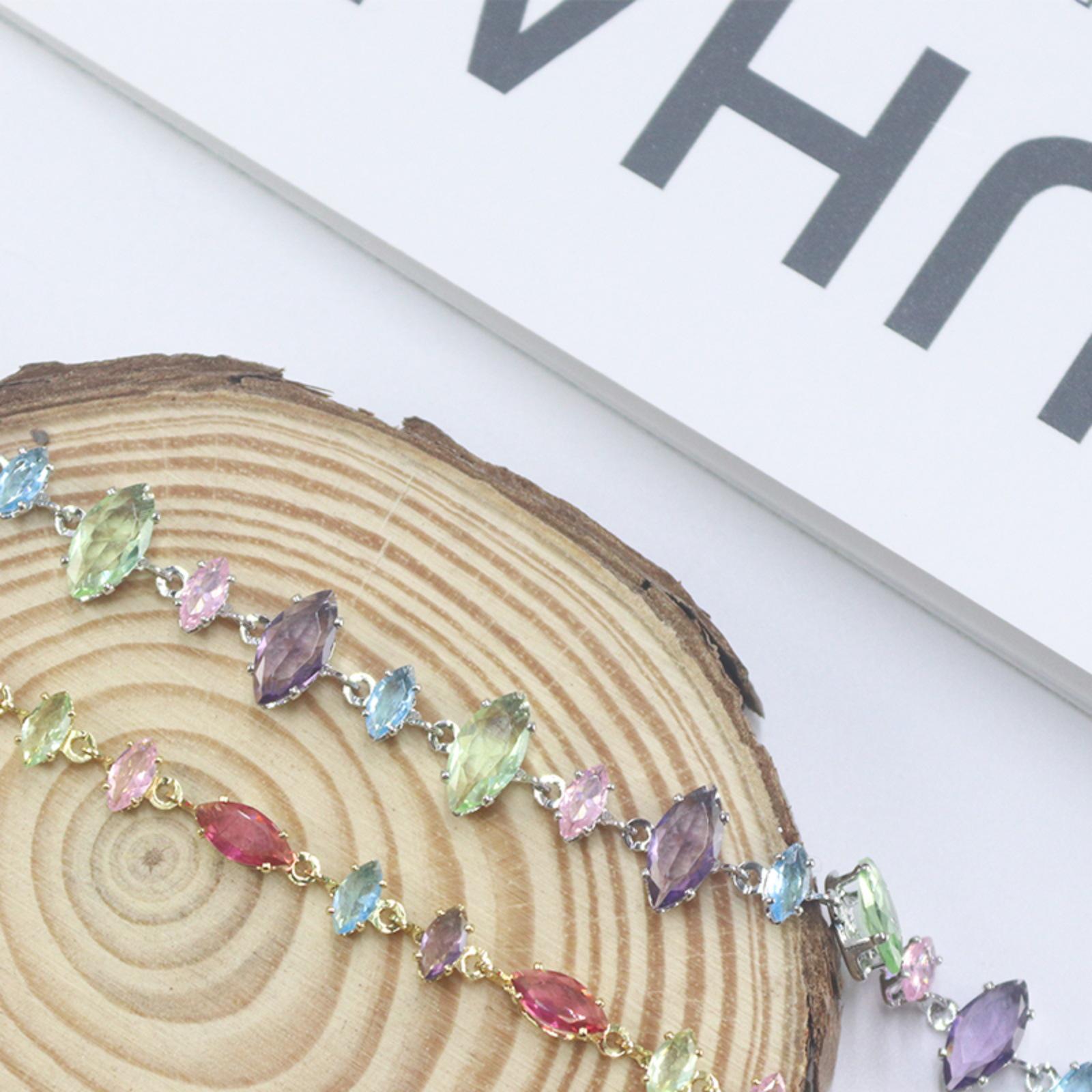 Fashion Zircon Tourmaline Bracelet: Exquisite Light Luxury Niche, Candy Fresh Design for Women.