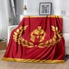 1pc Blanket SPQR Roman Eagle Print Design, Lightweight Blanket for Sofa, Bed- Soft &Warm, Gift for All Seasons Like Christmas, Halloween