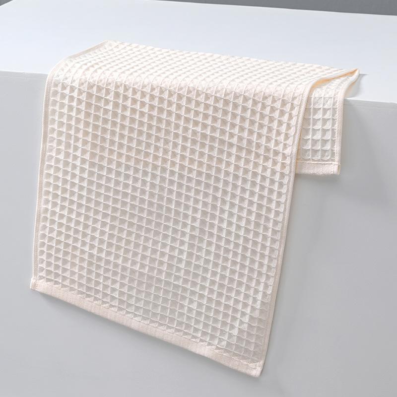 1 PC Class A Cotton Waffle Towel Combed Cotton Honeycomb Household Face Towel Soft Absorbent Comfortable Textile Towels for The Home