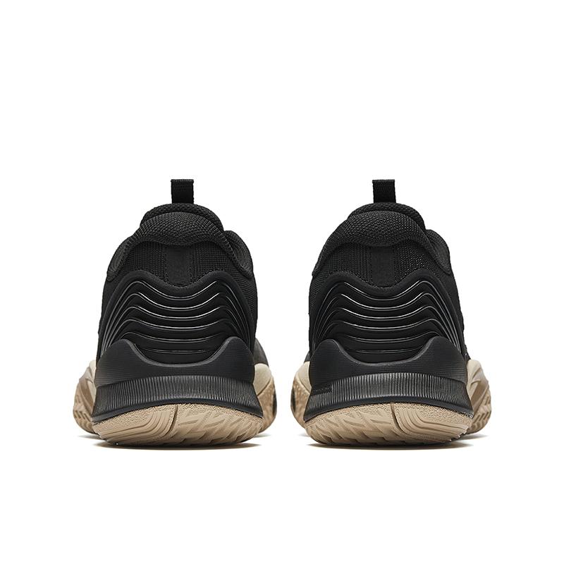 Anta Wind Tunnel 5 Basketball Shoes Comfortable Non-Slip Wear-Resistant Support Low-Top Men sneaker Black 112441107-4
