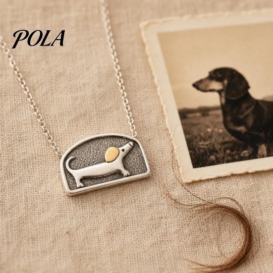 Healing Pet Remembrance Jewelry Floating Movable Dachshund Locket Necklace, Magnetic Openable Memory Capsule Personalized Memorial Gift Pendant, Cute