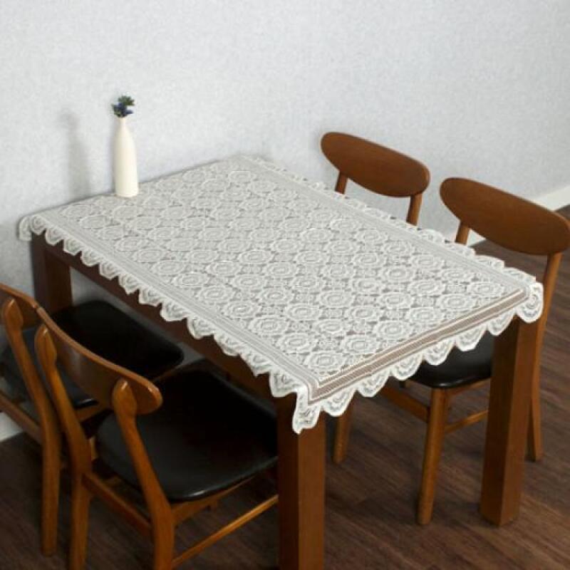 1 French lace tablecloth