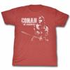 Conan The Barbarian White Red T-Shirt