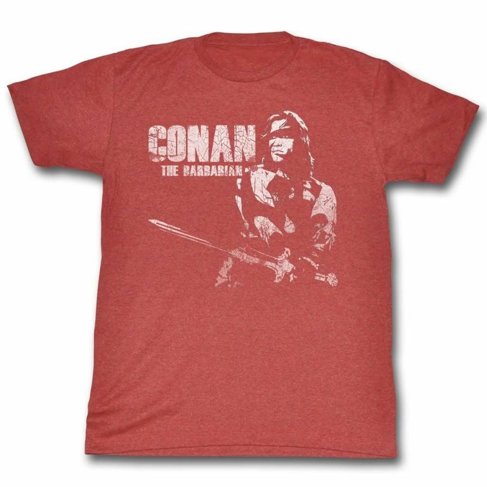 Conan The Barbarian White Red T-Shirt
