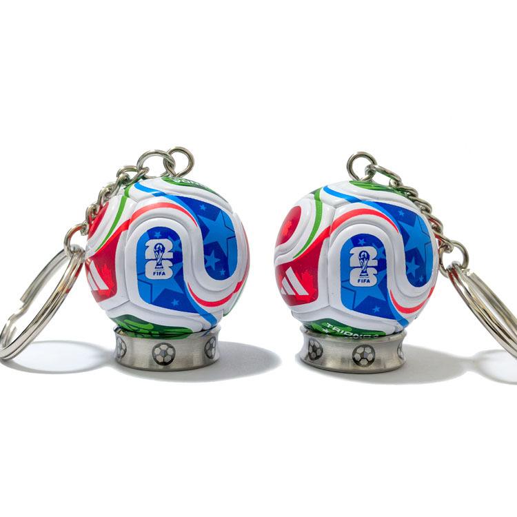 2026 Geometric Soccer Ball Keychain, Football World Cup Key Chain Pendant, Sports Ball Key Chain