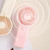 Portable Handheld Fan AM4 Battery Operated Pocket Fan Outdoor Indoor Activity For Women Travelling Outdoor Kids Portable Cooling White
