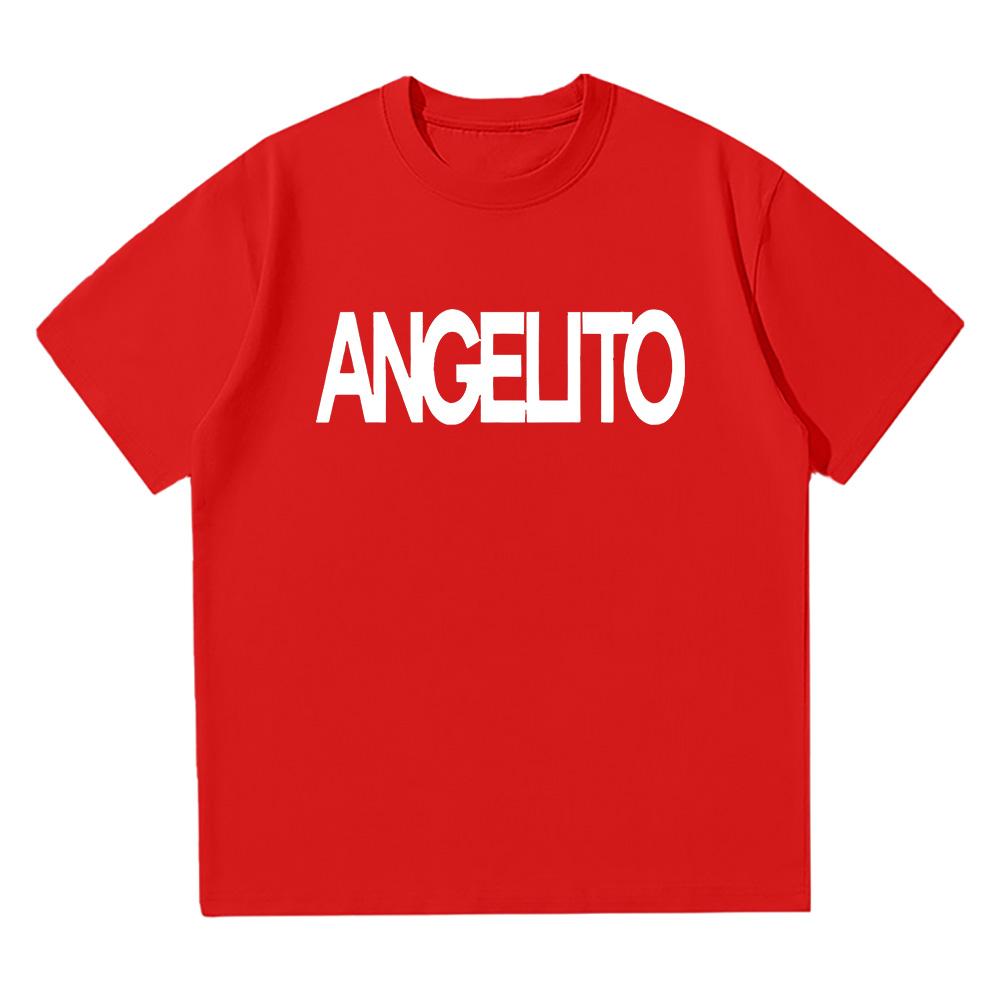 

Футболка Bad Gyal Angelito Rapper Bad Gyal Hip Hop Футболка Модные женские топы с короткими рукавами Харадзюку Хлопок Мужская повседневная одежда Y2K XXL