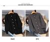 Plus Size Women's Loose Knit Cardigan Sweater (Bust 150/160) - 8305