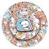 60 Cute Bear Emoticon Stickers: Waterproof Decor for Bottles, Stationery, and Computers