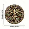 Vintage Mardi Gras Metal Wall Sign Home Bar Cafe Decor Gift