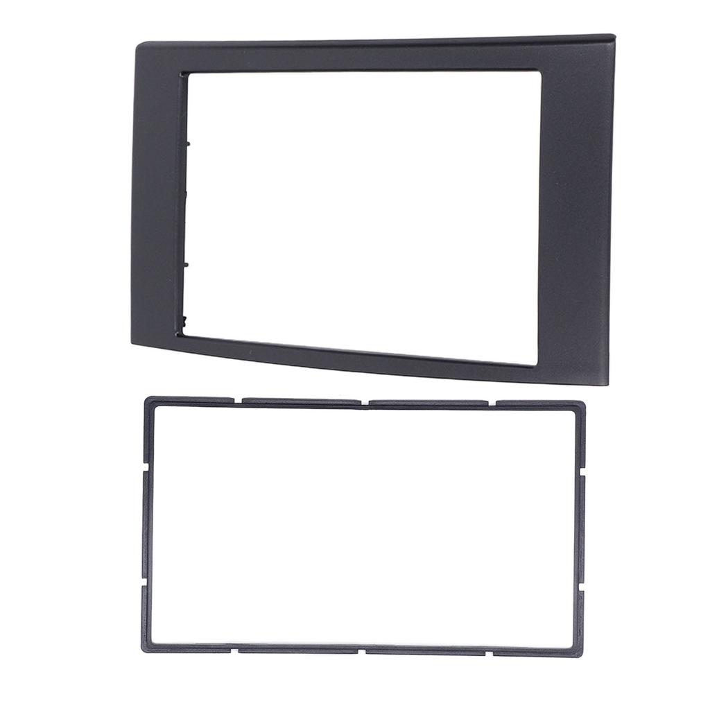 Car Radio Stereo Fascia DVD CD Player Frame 2 DIN Dashboard Mount Trim Black Replacement for Mark X 2004‑2009