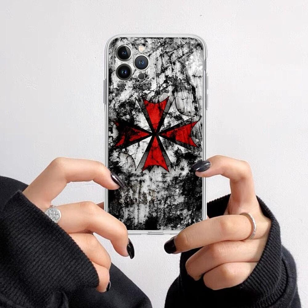 Pouzdro na telefon Umbrella Corporation pro iPhone 16 15 8 7 6 6S Plus X SE XR XS 14 11 12 13 Mini Pro Max