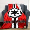 Star Wars Personalized Text Blanket Multi-purpose Personalized Blanket Soft Warm Cozy for Picnics Nap Home Decor Office Chair for All Occasions
