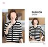 Mom's 2025 Autumn Striped Long-Sleeve Knit Sweater for Middle-Aged & Elderly Women
