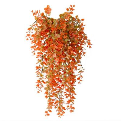 2x Fall Artificial Hanging Plants Faux Eucalyptus Vine Indoor Outdoor Home Decor