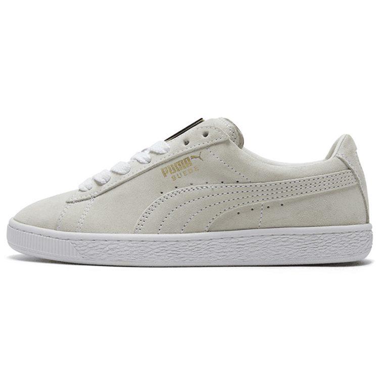 PUMA Suede Classic Metal Badge 'White Team Gold' 370081-02