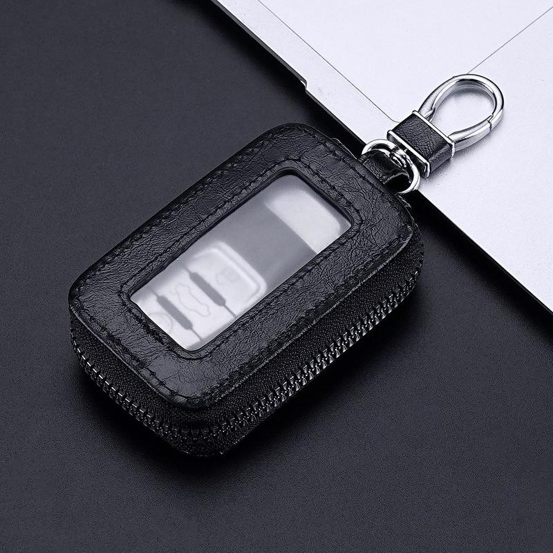 PU Leather Keychain Men Women Key Holder Organizer Pouch Fashion Car Key Wallet Housekeeper Key Case Mini Card Bag