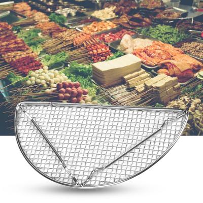 Zuverlässiges rostfreies Grillnetz aus Edelstahl, ergonomisches Grillnetz in Lebensmittelqualität für Geschenke