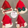 Fashion Creative Christmas Hat Party Decoration Thick Santa Claus Xmas Hat Holiday Dress Up Cute Pullover Hats