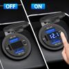 1set 12V USB C Charger Port Fast Car Charger PD & QC Outlet Socket for Boat RV Marine