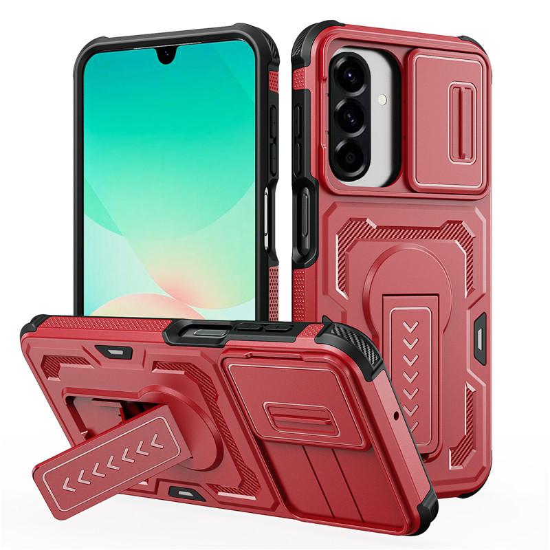 Samsung S26 Ultra Bracket Anti-drop Phone Case Galaxy A26 Push Window Case A36 Shield Protective Case
