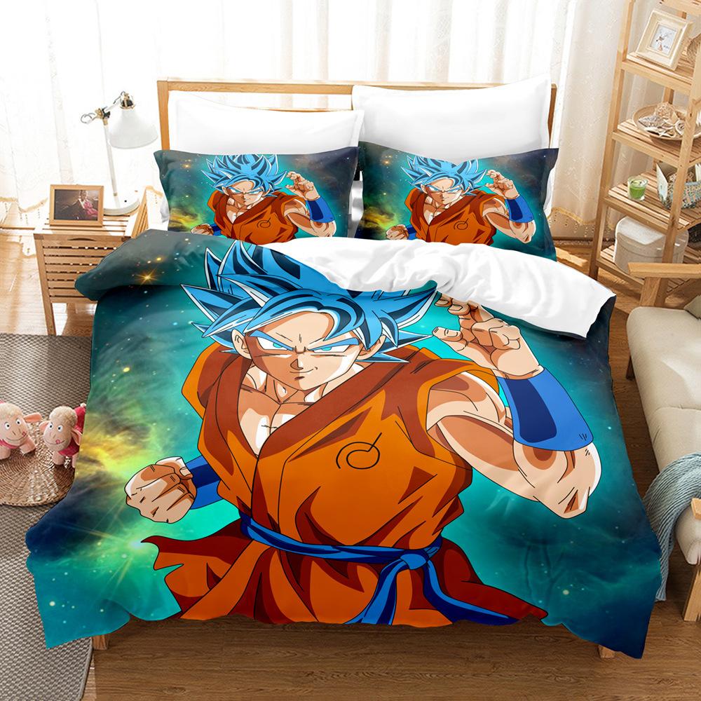 Animation Bedding Kit, Series 3D Digital Printing Three-Piece Set