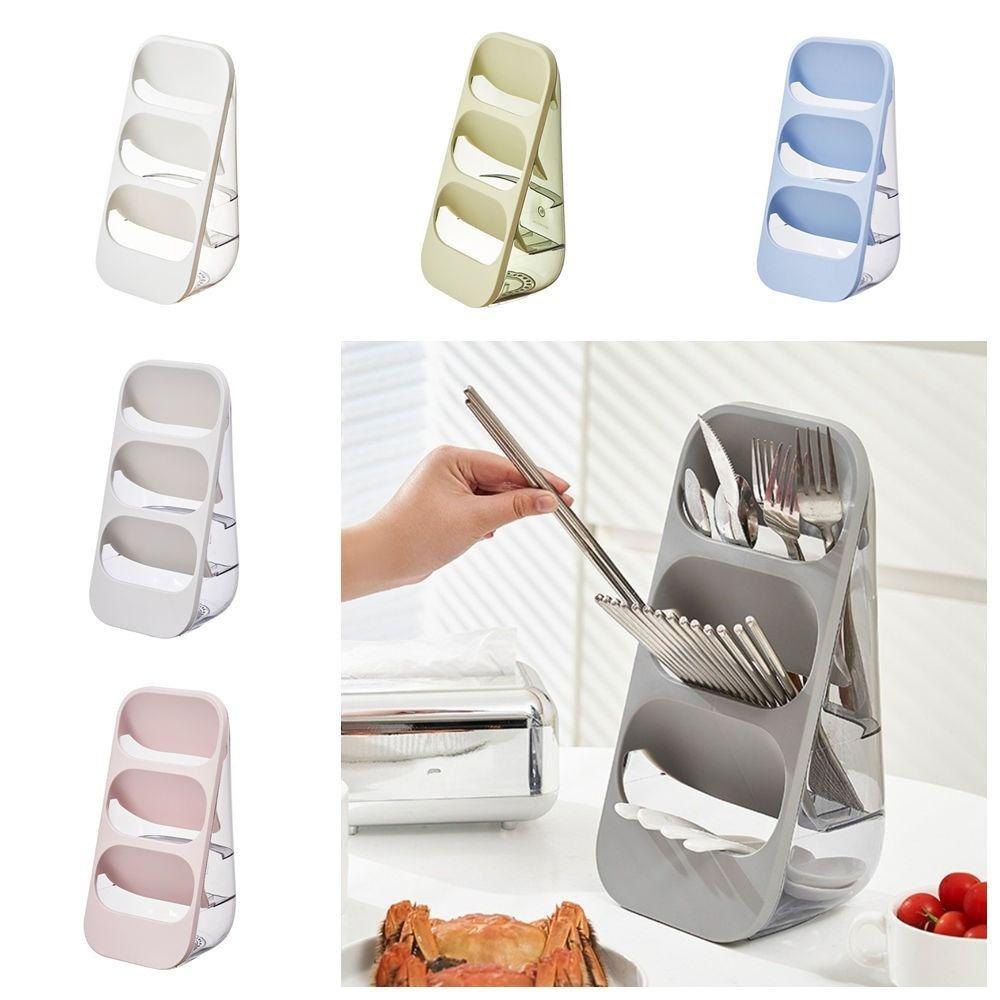 with Draining Holes Storage Utensil Holder Divided Chopstick Draining Storage Box  Spoon Rack