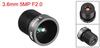 Uxcell Focal Length 5MP Wide Angle FPV CCTV Camera Lens for CCD Cameras 3.6mm F2.0