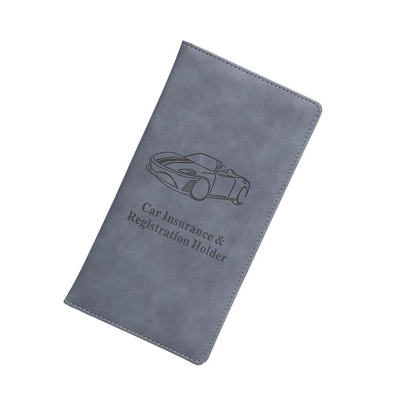 

Car Registration And Insurance Holder,Car Document Holder For Cards License,Vehicle Glove Box Car Organizer For Documents, Cards серый