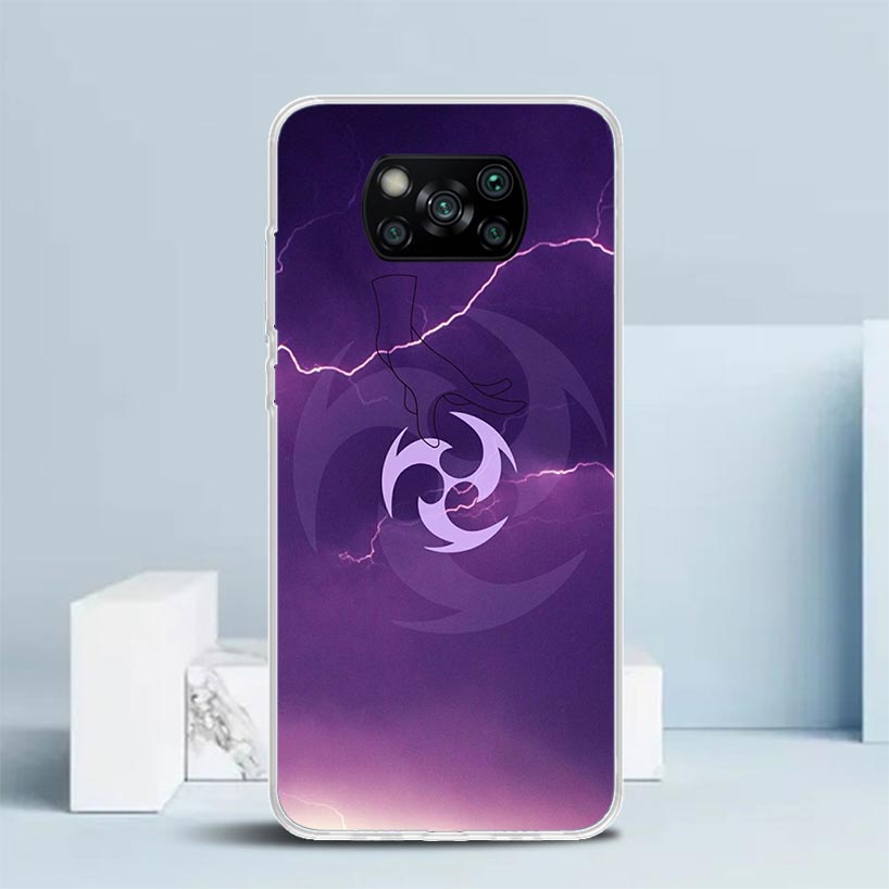 Keqing Genshin Impact Phone Case For Xiaomi Poco F7 Ultra X5 X6 X7 Pro M7 Redmi 15C 15 13C 13 12C 12 10C 10 10A 9 9C 9A 9T Cover