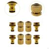 4 Pair Garden Hose Quick Connect Fittings, Heavy Duty Sturdy Multifunctional Replace, Accessory,