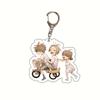 6CM Anime 19 Days Keychain Mo Guanshan Old Xian He Tian Jian Yi Manga Youth Acrylic Pendant Figure Key Chain For Children Gifts