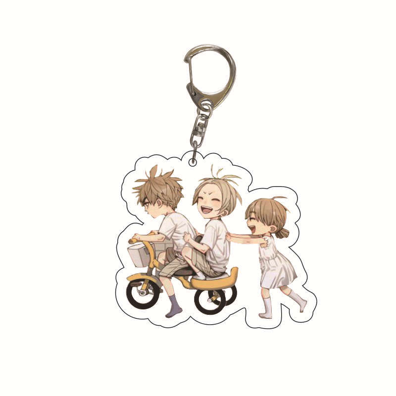 6CM Anime 19 Days Keychain Mo Guanshan Old Xian He Tian Jian Yi Manga Youth Acrylic Pendant Figure Key Chain For Children Gifts