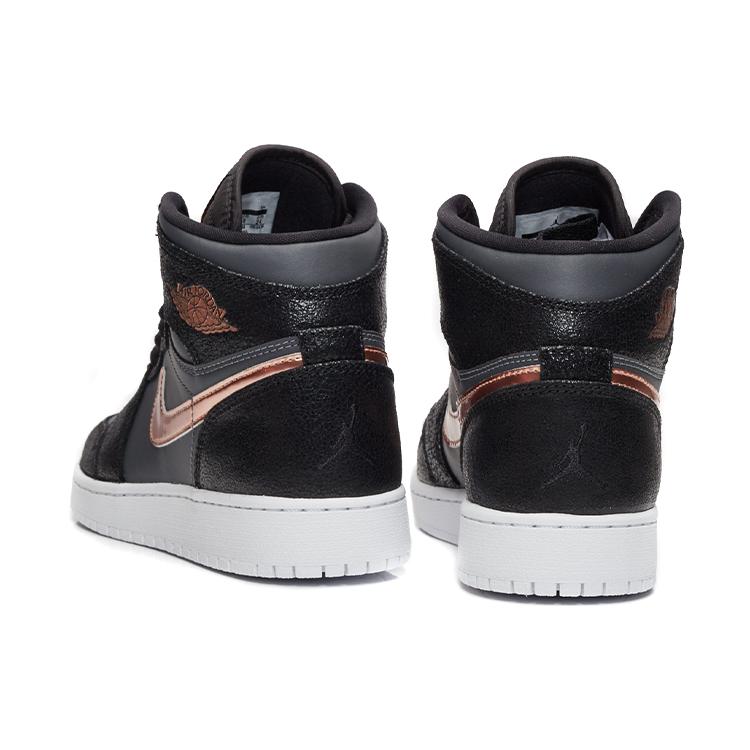 Jordan 1 Retro High GS Black Metallic Red Bronze 705300-006