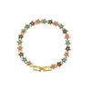 New Light Luxury Fashion High-end Diamond-encrusted Roman , Simple Personality Micro-inlaid Love Leaf Jewelry